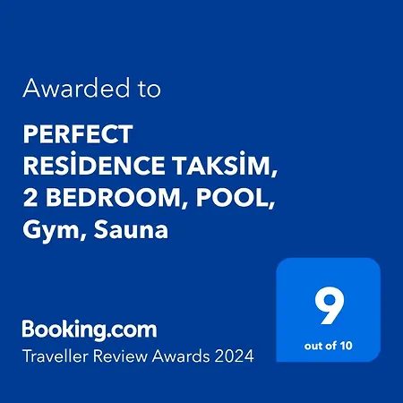 Perfect Taksim, 2 Bedroom, Pool, Gym, Sauna